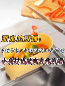 厨房水槽垃圾桶 (1套2个)  Kitchen Sink Trash Can 😍给家里水槽安装这样带有吸盘的厨房水槽垃圾桶🗑️，吃不完的剩菜剩饭倒里面，沥水快，再也不担心下水道堵塞了✨🌈#好物推荐#🌈