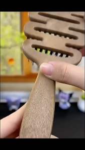 【ReadyStock】Sikat Rambut Serat造型梳子 密齿梳子 排骨猪鬃毛梳子Fluffy Hair Comb Straight Comb Hair Styling Comb Hair Volume Comb Sikat rambut 大弯猪鬃毛梳子 猪毛梳子