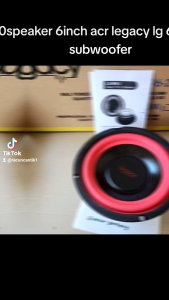 0speaker 6inch acr legacy lg 696 2 subwoofer