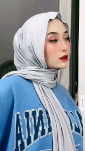 Pashmina kaos rayon premium - pasmina rayon - turkey shwal - pashmina meleot termurah