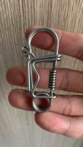 Móc khoá thủ công nhỏ inox 304 mẫu thông dụng