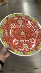 (มีคลิปรีวิว) จาน จานใส่อาหาร จานใส่กับข้าว จานสิงโต จานทำโปรอาหาร วัสดุเมลามีน food g. จานกลมใหญ่ จานบุฟเฟ่ต์ ทรงกลมใบใหญ่ ไซส์L 14“ สินค้าพร้อมจัดส่ง (1996881279)