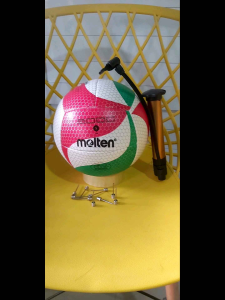 BOLA VOLI Black Nassau SUPER EMPUK VOLLY MOLTEN VOLLEY NASSAU Free Pompa/Pentil
