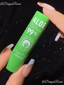 DragonRanee Aloe Vera Lipstick 3.5g | Moisturizing Color Changing Thermochromic Lipstick | 99% Aloe
