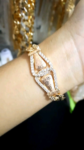 Gelang Rantai Flat Batik Sisik Naga Xds902c