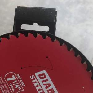 Diablo 7-1/4 in. x 48-TPI Cermet Steel Demon Ferrous Metal Cutting Saw Blade