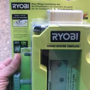 Ryobi Door Hinge Template