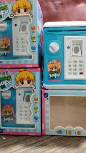 MAINAN ANAK CELENGAN CARTOON YA2 MAINAN EDUKASI ATM MONEY SAFE BOX TK