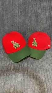 TOPI PRIA BASEBALL LA LOGO BORDIR TIMBUL BAHAN KATUN FULL TAG FULL LEBEL