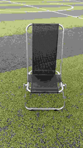 Ghế xếp Inox 86 cm Ống To Phi 19 - Dày chịu lực 150kg chưa có trên thị trường phù hợp cho sân bóng đá