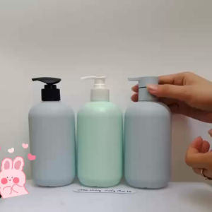 Chai Nhựa HDPE 500ml Màu Xanh Dương 2 Lớp-Xanh Ngọc.Đựng kem bodylotiondầu gộisữa tắm.Chai chiết mỹ phẩm hàng cao cấp