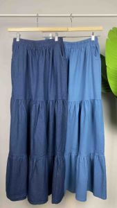 DENIM LAYER SKIRT