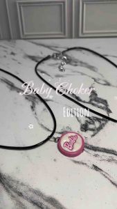 Lumina Barbie Rope Necklace: Kalung Tali Liontin Karakter Barbie Lucu & Choker Clay Resin Fashion