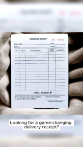 5 BOOKLETS DELIVERY RECEIPT CARBONIZED 2PLY WITH CONTINOUS SERIAL NUMBER
