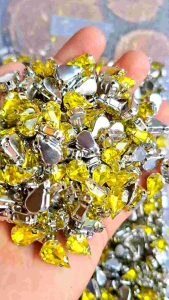 Payet Diamond Cangkang Jahit Tetes Grade A Ukuran 8x13