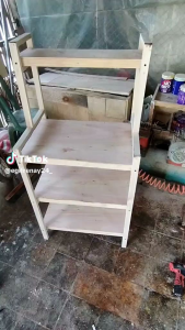 rak cosmetik full kayu