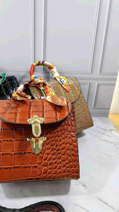 tas selempang croco parves original lokal uk 17x16cm