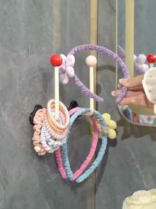 多巴胺发圈收纳架 (1套5个) Dopamine Hairband Storage Rack  #这个多巴胺挂钩太可爱了😍放头绳发箍首饰很方便✨.#美观又实用，头箍收纳架🌈