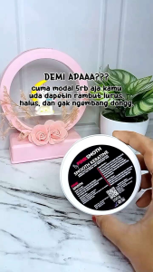 [BISA COD] BPOM - Smothing Keratin Rambut Pinksmoth Travel Size 100ml