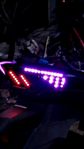 Stoplamp running Strobo blitz 2 Mode Rem stay/Diam & Rem berkedip Strobo Honda Beat Delux Beat Street Beat eco 2020-2024 sudah PNP soket