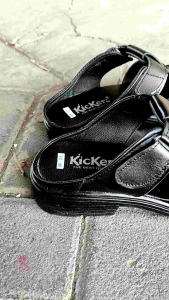 Sepatu Sandal Pria Slop Bustong Kulit Asli! Sj-01