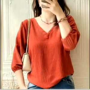 Baju Atasan blouse cringkel airflow model terbaru