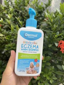 Sữa tắm gội Dermal Therapy Little Bodies Eczema Wash & Shampoo Bottle with Pump 210ml