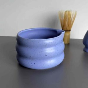 Avery Blue Matcha Bowl+Whisk Holder