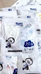 Set 100 chiếc khẩu trang y tế trẻ em 5D in hình họa tiết cho bé từ 2-6 tuổi