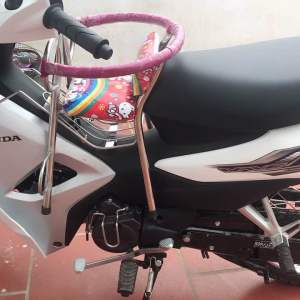 Ghế Ngồi Xe Máy Cho Bé Bằng Inox Xe Ga Và Xe Số Giá Rẻ Có Gác Chân