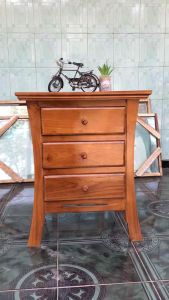 GRATIS ONGKIR JAWA&SE-JABODETABEK NAKAS MINIMALIS 3 LACI JATI UK 50*38*60