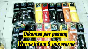Kaos Kaki Sepak Bola Panjang Multicolor 1 Lusin & 6 Pasang - Nyaman & Tahan Lama