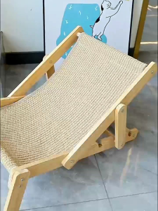 [SG]🚚 Cat Recliner Hammock Cradle Sisal Non-Dandruff Summer Cat Nest Solid Wood Toy Cat Climbing Frame Cat Scratch Board