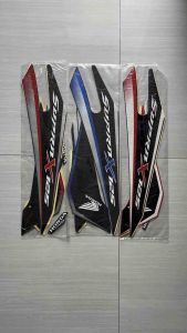 STIKER STRIPING LIS LES BODY HONDA SUPRA X 125 FI TAHUN 2017 2018