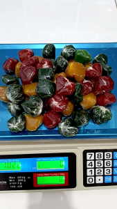 DODOL BUAH JELLY SEGER ASEM ASEM CUI Dodol garut buah jelly 1 kilogram dodol buah segar dodol warna warni dodol garut fresh langsung dari pabrik