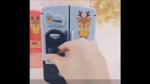 ⭐️HOT⭐️Kids Smart Refrigerator Fridge Toy | Pretend Play Kitchen Playset Simulation | Permainan Masak Masak Kanak Kanak