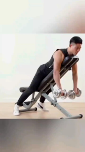 bangku gym bench sit up adjustable fitness multifungsi