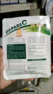 UV - Para C trị hạ sốt giảm đau. phòng và trị cảm cúm. Gói 100 gram. Chỉ dùng trong thú y