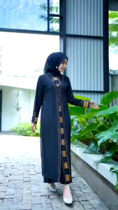 ABAYA TURKI MARWAH // GAMIS LEBARAN 2025 TERBARU SIMPLE ELEGANT BAHAN JERSEY MIX CERUTI SIZE M L XL XXL