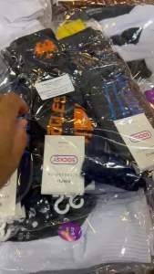 ถุงเท้าคละสีฟรีไซด์คอก้างสำหรับผู้หญิงกับผู้ชายใส่ทำงานใส่สบายเป็นผ้ายืดเคละมี12คู่&6คู่ ลูกค้าสนใจสั่งได้ค่ะ