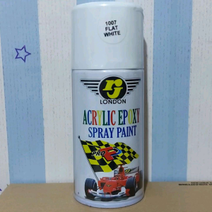 Pilok Pilox Cat RJ Putih Doff / Flat white 1007 300cc Cat Semprot Rj London