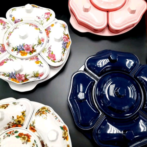 CENTRAL 14" 5 in 1 Set Buffet Melamin Kenduri/ Melamine Party Serving Set/ 派对餐具套装