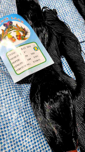 012 jaring burung hitam 3 inch 50md 100yds bonus 2 ikat benang nylon hitam