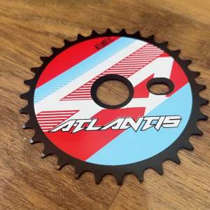 ( CHAINRING BMX 32T ATLANTIS ) Gir Gear Depan Chain Ring Sepeda BMX 32 T Steel Crank Rotel Kayuhan