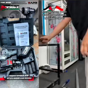 Raja bor impact wrench APR AP101+ 650NM 1/2inch standart pembuka baut roda motor dan mobil cvt