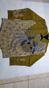 Kemeja Batik Pria Slimfit Motif Andara Lemon Terbaru