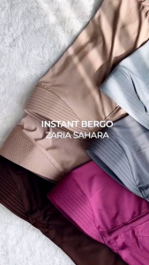 Elzatta Jilbab Instan Bergo Tali Serut Zaria Sahara