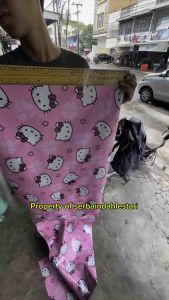 KARPET LANTAI VINLY KOREA HELLO KITY PER50CMX2M