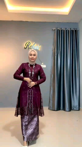 Stelan Kebaya Brokat Modern Kartini Floy Busui Payet Mewah Elegan Cantik Pesta Wisuda Lamaran Kondangan Ibu Hajat Besan