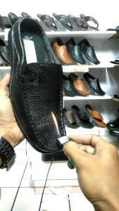 sepatu slop pria dewasa kulit I sepatu sandal slop bustong tutong pria kulit sapi premium terbaru